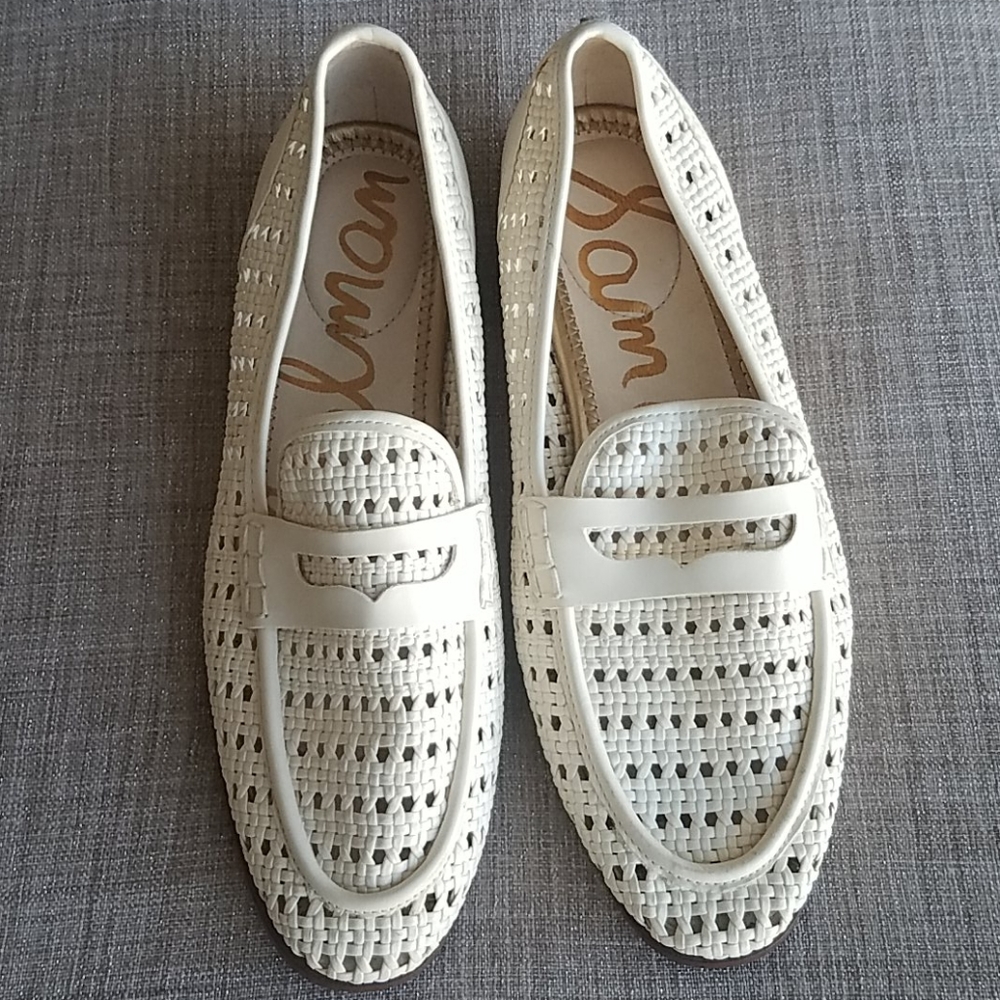 Sam Edelman Leora Woven Slip On Loafers - Picture 1 of 15